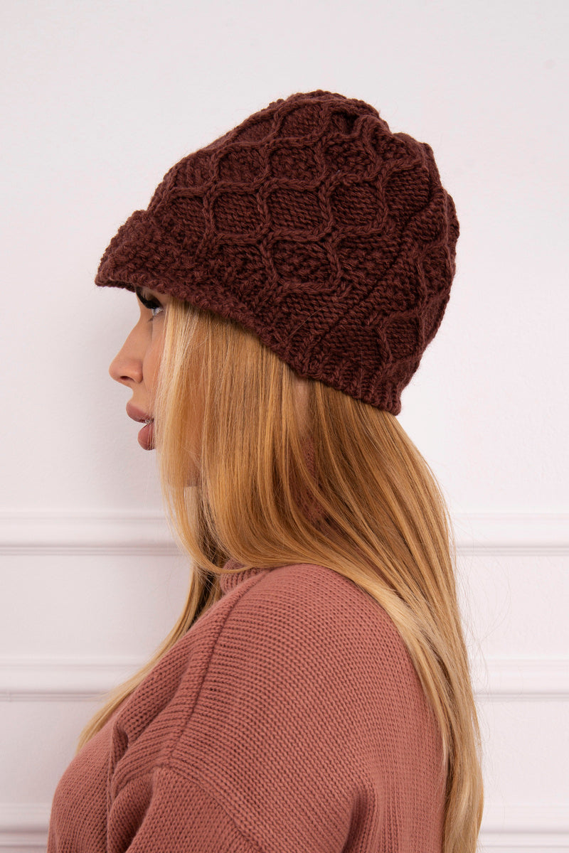 Дамска шапка с полар Roma Bis K235