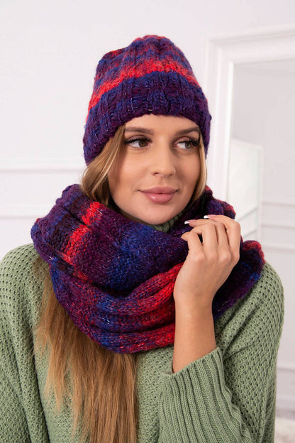 Дамски комплект от шапка с шал Zuzanna K257