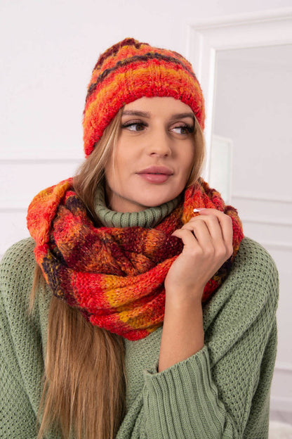 Дамски комплект от шапка с шал Zuzanna K257