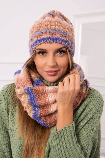Дамски комплект от шапка с шал Zuzanna K257