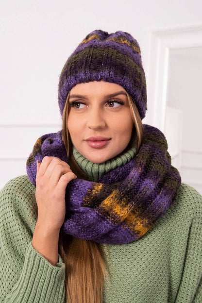 Дамски комплект от шапка с шал Zuzanna K257