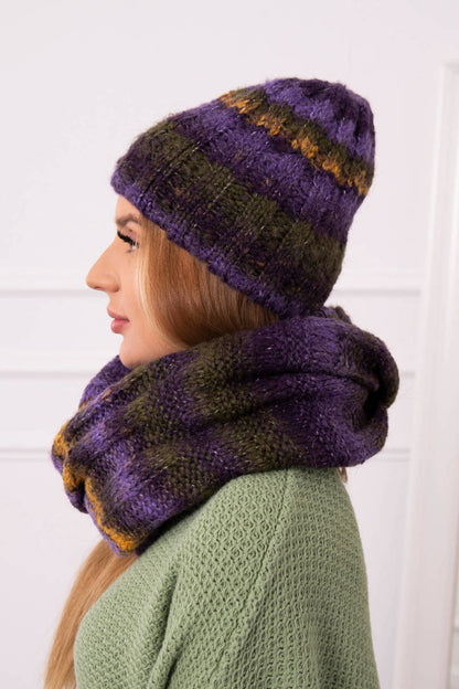 Дамски комплект от шапка с шал Zuzanna K257