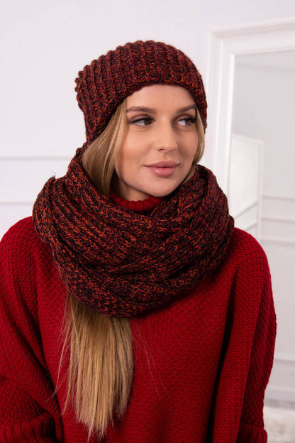 Дамски комплект от шапка с шал Bona K261