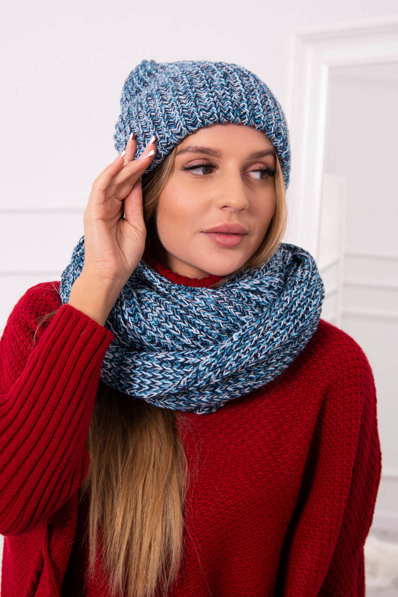 Дамски комплект от шапка с шал Bona K261