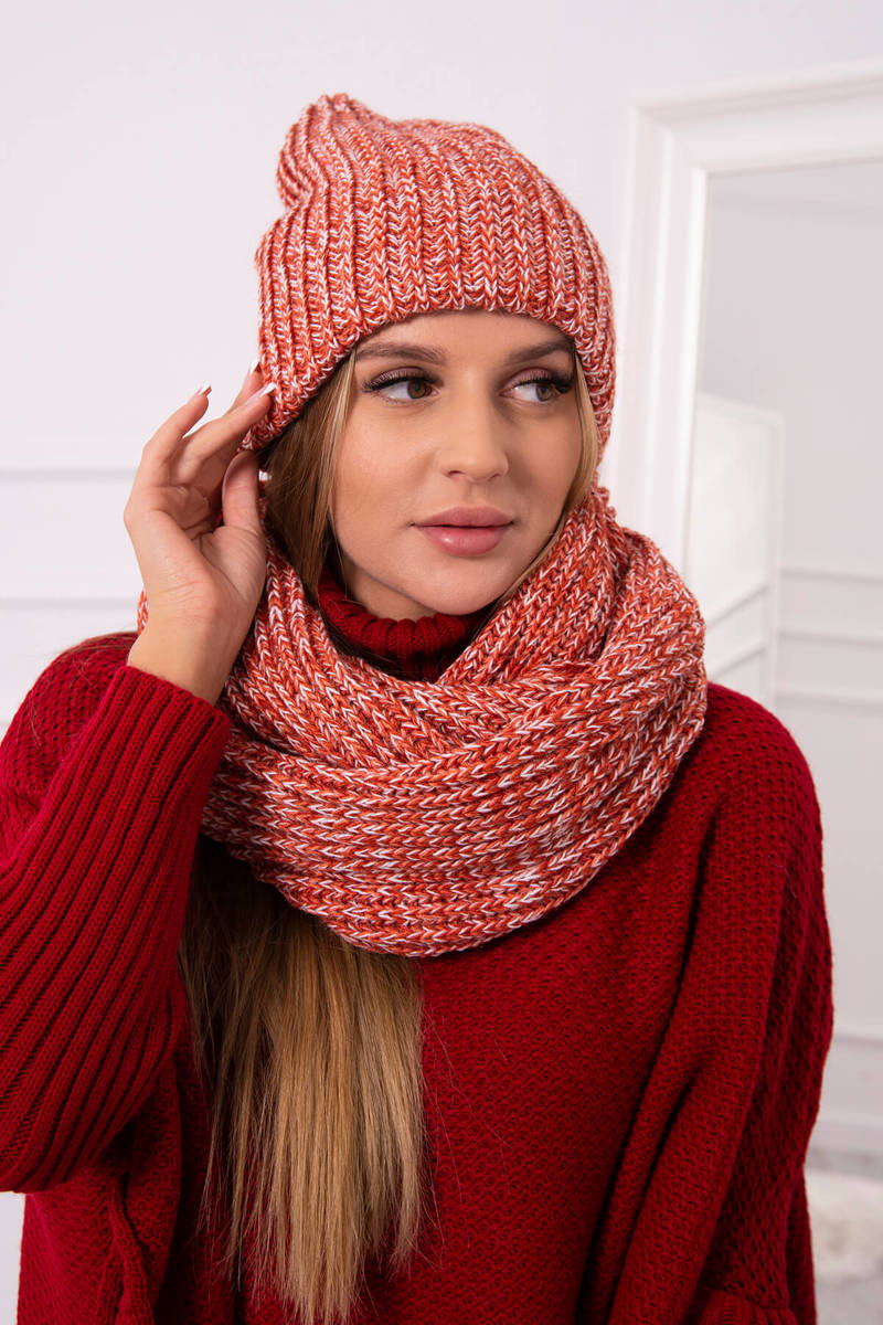 Дамски комплект от шапка с шал Bona K261