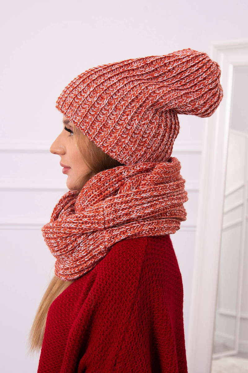 Дамски комплект от шапка с шал Bona K261