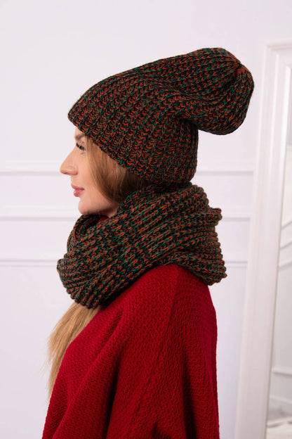 Дамски комплект от шапка с шал Bona K261