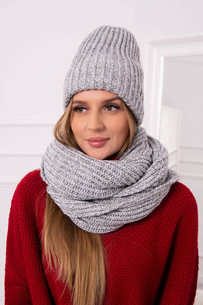 Дамски комплект от шапка с шал Bona K261
