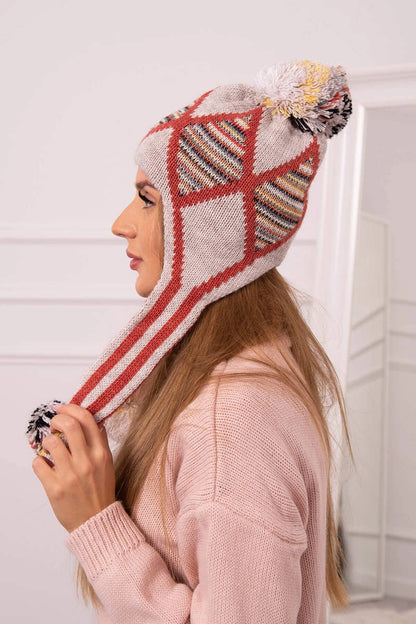 Дамска шапка с дълги уши Eunika K322