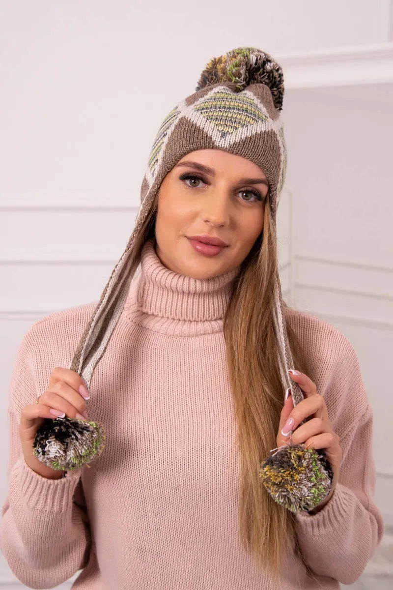 Дамска шапка с дълги уши Eunika K322