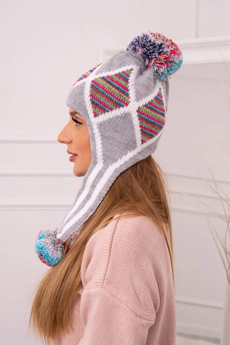 Дамска шапка с дълги уши Eunika K322