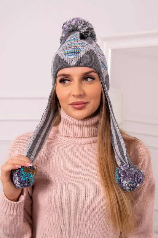 Дамска шапка с дълги уши Eunika K322