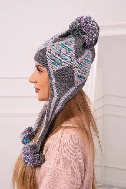 Дамска шапка с дълги уши Eunika K322