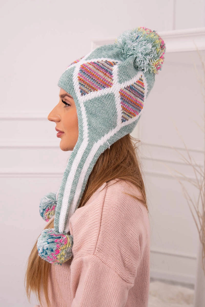 Дамска шапка с дълги уши Eunika K322