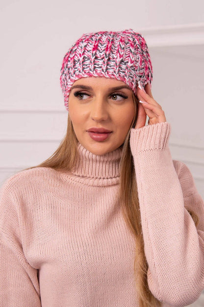 Шапка с помпон Мария K335