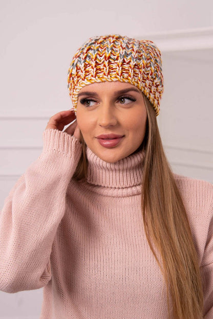 Шапка с помпон Мария K335