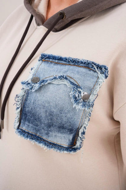 Ватиран комплект от суитшърт с панталони Маша