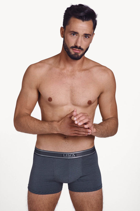 Мъжки боксерки с сиво Lisca Men Zeus 032017-GS