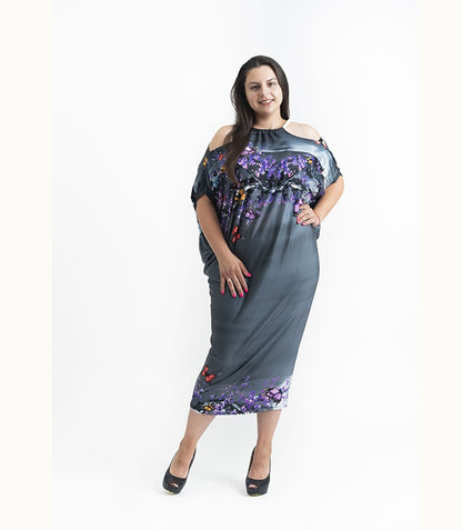 Сива рокля стеснена надолу Олимпия