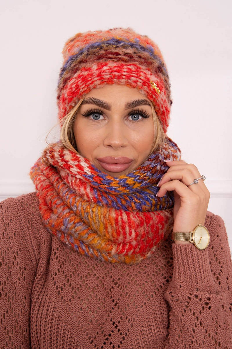 Дамски комплект с мохер плътен P106