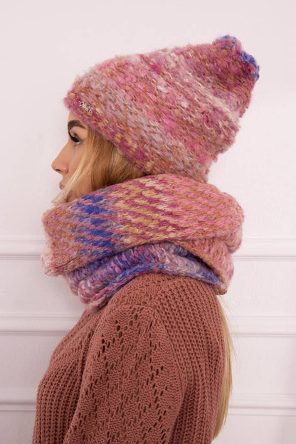 Дамски комплект с мохер плътен P106