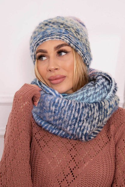 Дамски комплект с мохер плътен P106