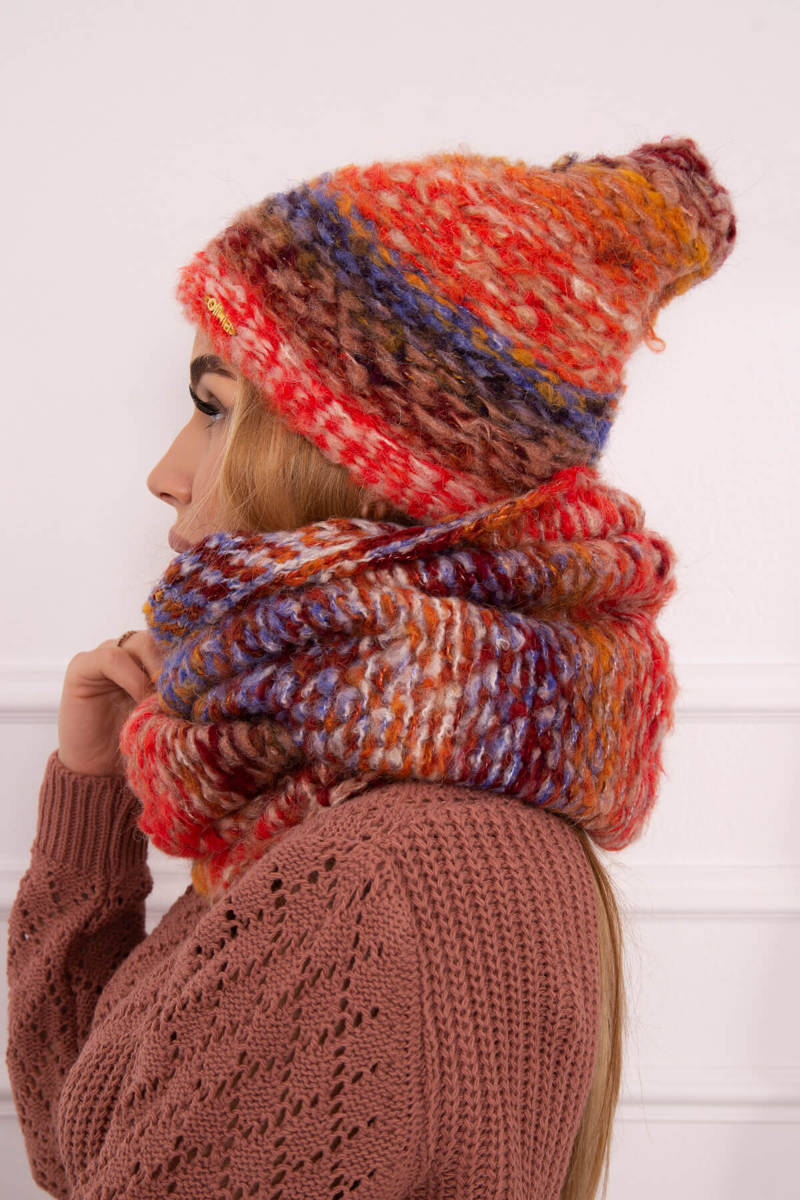 Дамски комплект с мохер плътен P106