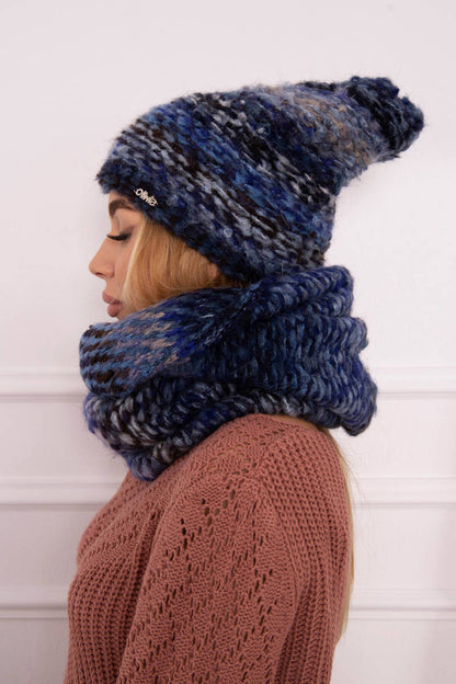 Дамски комплект с мохер плътен P106