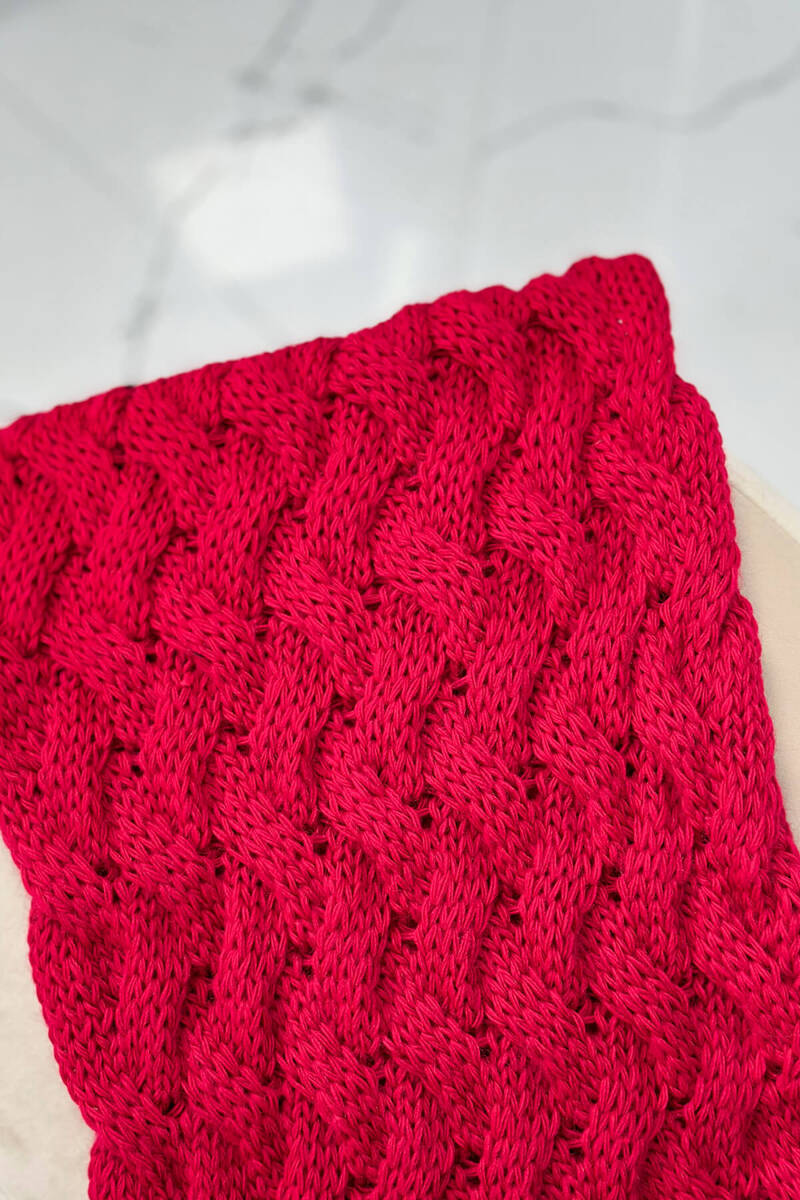 Дамски комплект от шапка и шал PLK5