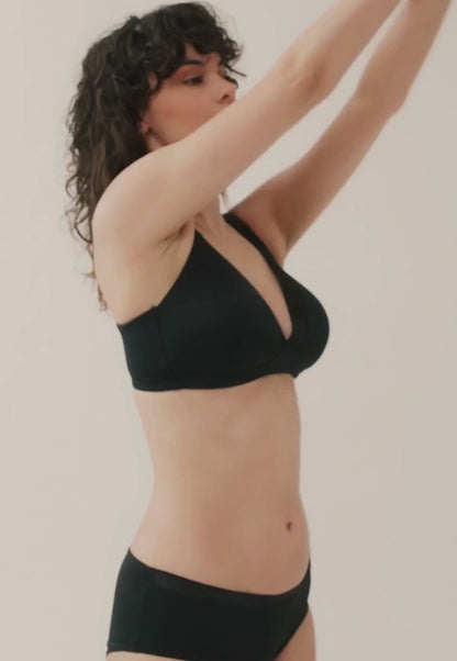 Сутиен с оформени чаши без банели NATURANA 5119 - черно