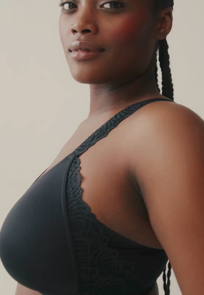 Сутиен с оформени чаши без банели NATURANA 5675 - черно