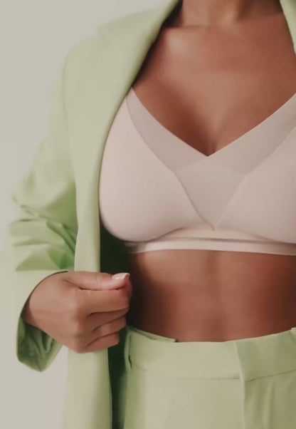 Сутиен с меки чаши без банели NATURANA 5658 - телесен