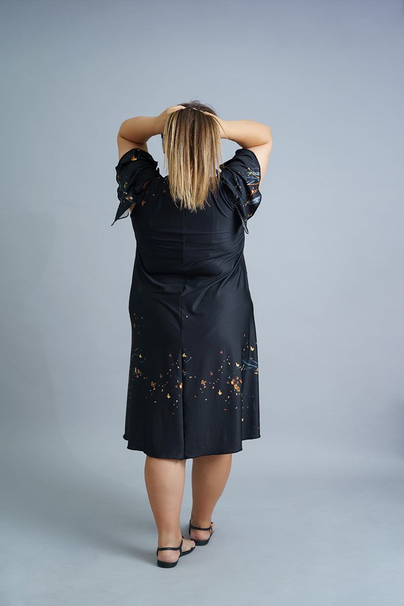 Лятна рокля с къс ръкав Сибила