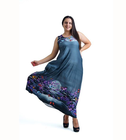 Дълга рокля без ръкави Стела