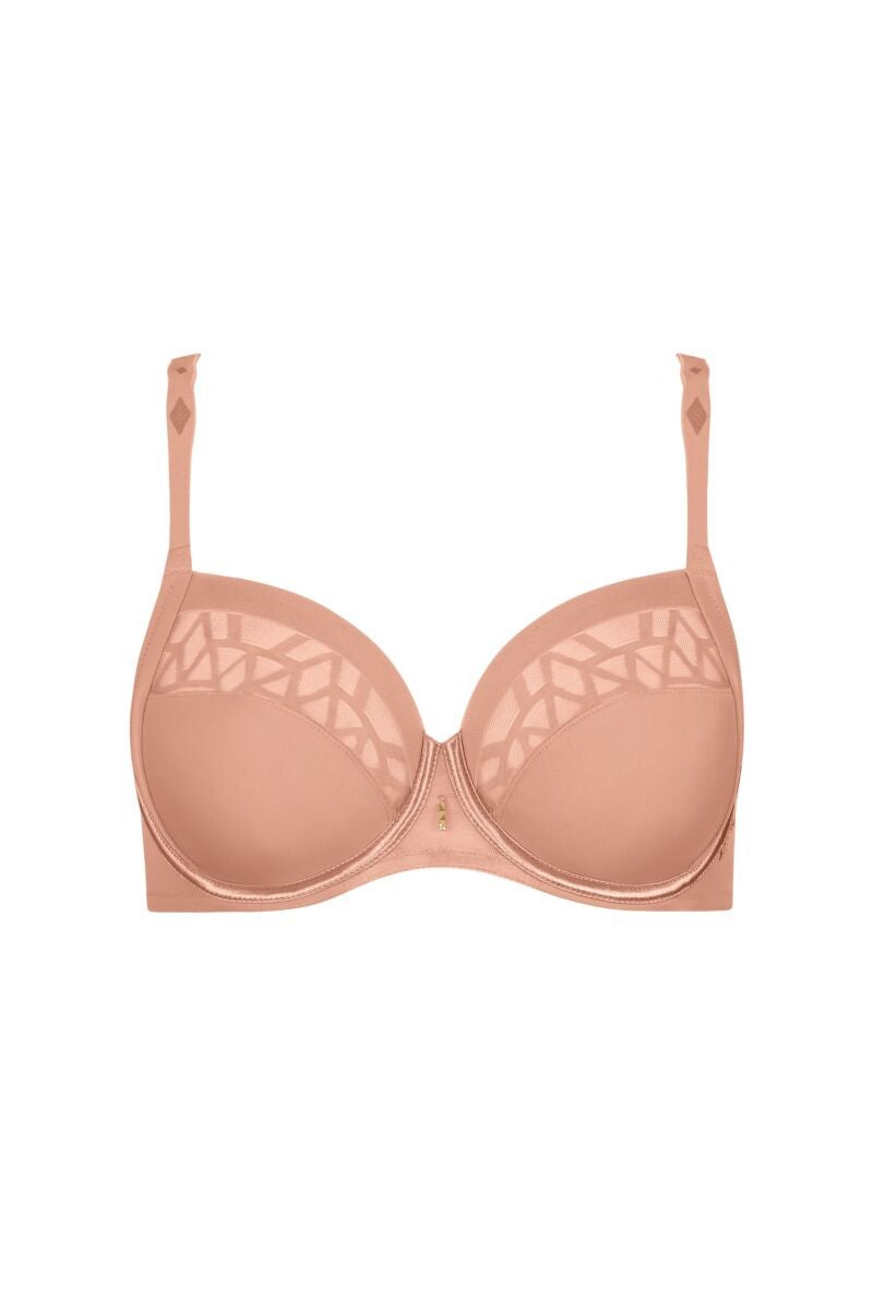 Сутиен с меки чашки и банели в розово Lisca Opal 020373-RH