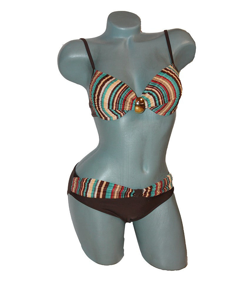 Бански от две части с оформени чаши с банели Тина