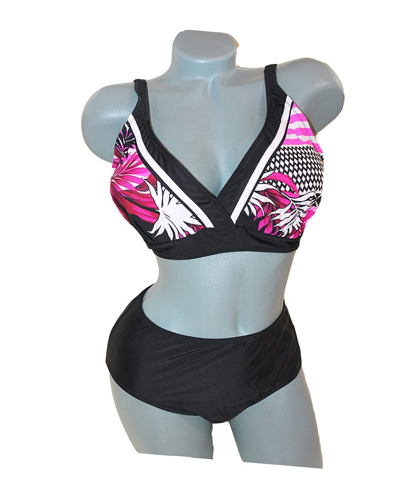 Дамски бански в две части макси размер Тоника