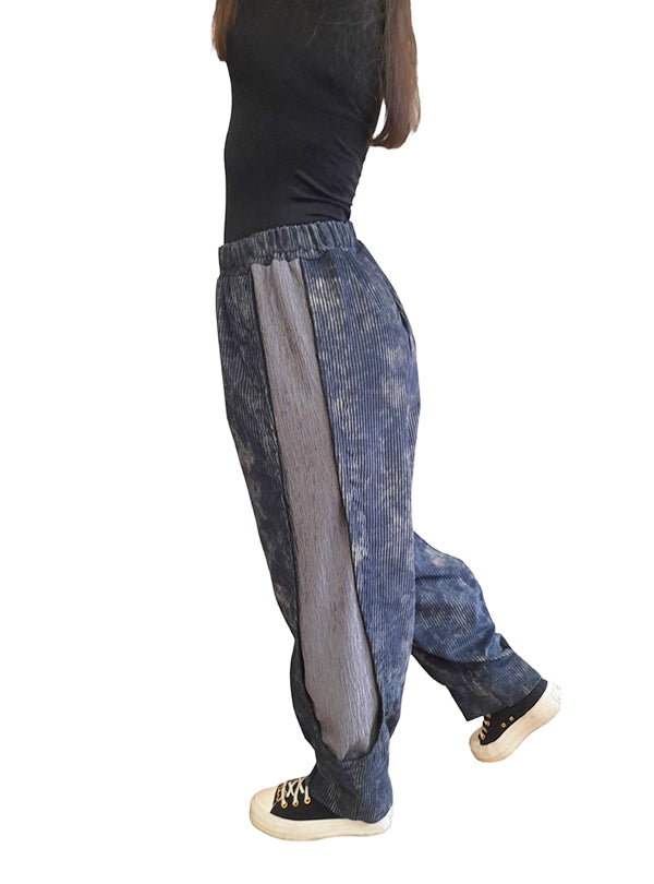 Дамски широк джинсов панталон Зарина